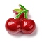Resin Cabochons, Red, Cherry, 21x20.5x8.5mm