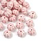 Acrylic Imitation Turquoise Beads, Pumpkin, Red, 11.5x8.5mm, Hole: 1.6mm, about 694pcs/500g