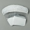 30Pcs Plastic Packaging Zip Lock Bags, Top Self Seal Pouches, with Window, Rectangle, White, 11x7x0.24cm