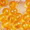 Transparent Acrylic Beads, Round, Gold, 20mm, about 110pcs/500g.