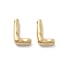 304 Stainless Steel Pendants, Real 14K Gold Plated, Ion Plating(IP), Balloon Letter Charm, Letter L, 19.5x12.5x5mm, Hole: 2mm