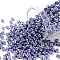TOHO Round Seed Beads, Japanese Seed Beads, (PF567) PermaFinish Purple Metallic, 8/0, 3mm, Hole: 1mm, about 222pcs/10g