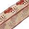Polyester Ribbon, Flat, Red, Car Pattern, 2-1/2 inch(63mm), 6 yards/roll