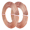 Aluminum Wire, Flat, Bisque, 3x1mm, about 16.4 Feet(5m)/roll