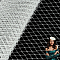 Polyester Mesh Fabric, Craft Supplies, White, 2000x250x0.3mm