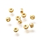 Brass Beads, Octagon, Real 18K Gold Plated, 2.5x1.5mm, Hole: 1mm