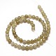 Natural Labradorite Beads Strands G-P072-32-8mm-2