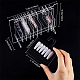 Tableros de exhibición de arte de uñas de acrílico transparente ODIS-WH0017-069-2