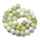 Chapelets de perles en jade naturelle nouvelle G-K340-A01-03-3