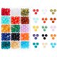 PandaHall Elite 450 pcs Round Imitation Gemstone Acrylic Beads for Jewelry Craft Making OACR-PH0001-02-1