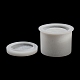 溶岩効果コラム DIY シリコンキャンドルカップ金型  樹脂石膏セメント鋳型  ホワイト  9.3x1.55センチメートル＆10.7センチメートル  内径: 1cm & 6.9cm SIMO-C008-01B-3