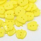 Apple Acrylic Buttons for Clothes Accessories Crafts X-BUTT-E036-07-1