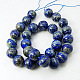 Chapelets de perles en lapis-lazuli naturel G-G099-10mm-7-2