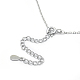 925 подвесные стерлингового серебра ожерелья NJEW-F246-10P-4