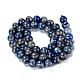 Chapelets de perles rondes en lapis-lazuli naturel G-E262-01-8mm-6