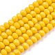 Chapelets de perles en verre opaque de couleur unie EGLA-A034-P4mm-D29-1