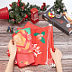 Cartello da appendere in poliestere per decorazioni natalizie di benvenuto AJEW-WH0129-50-3