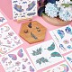 Gorgecraft 12 Sheets 12 Style Butterfly Theme Cool Sexy Body Art Removable Temporary Tattoos Paper Stickers MRMJ-GF0001-37-4