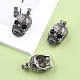 Retro Men's Halloween Jewelry 304 Stainless Steel Big Skull Pendants STAS-O044-40-6