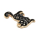 Pendentifs d'émail en alliage&nbsp;ENAM-D058-02A-G-3