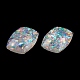 Opal-Cabochons aus Harzimitat RESI-E042-04A-4
