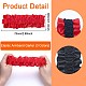 CHGCRAFT 12Pcs 3Colors 20s Armband Garter Arm Garters for Men Sleeve Garters Red Black 1920s Mens Costume Clothing Elastic Arm Bands for Party Supplies Las Vegas Poker Game Night DIY-CA0004-91-2