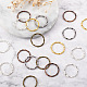 Craftdady 250Pcs 5 Colors Alloy Linking Rings FIND-CD0001-11-5