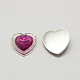 Heart Resin Cabochons CRES-R128D-218-1