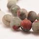 Natural African Bloodstone Beads Strands G-P295-05-6mm-3