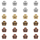 Сплавочные овальные бусины тибетского стиля  PALLOY-FH0001-21-1