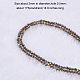 Brins de perles de pyrite naturelle Pandahall Elite G-PH0034-15-3