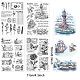 Globleland 4 pz 4 stili francobolli in plastica pvc DIY-GL0004-24D-2