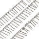 Cadenas de eslabones de latón chapado en rack CHC-A007-12P-3