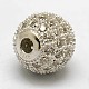 Perles rondes en 925 argent sterling STER-O021-01S-8mm-2