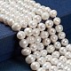 Fili di perle di perle d'acqua dolce coltivate naturali PEAR-S012-53-3