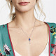 Shegrace rose rhodié 925 colliers pendentif en argent sterling JN994B-5