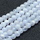 Natural Blue Lace Agate Bead Strands G-G970-39-6mm-2
