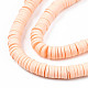 Handmade Polymer Clay Beads Strands CLAY-R089-6mm-033-7