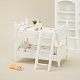 Ornements miniatures de lit superposé double couche en bois pour enfants PW-WG88645-01-4