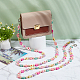 WADORN 2pcs Colorful Wood Beaded Purse Chain DIY-WH0304-729-4