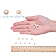Perle di legno naturale rotonde X-WOOD-Q017-8mm-06-LF-3