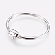 304 Stainless Steel European Style Bangle Making BJEW-I267-001A-1