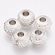 Polymer Clay Rhinestones European Beads FPDL-T001-01A-1
