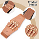 PU Leather Wide Elastic Corset Belts AJEW-WH0413-88B-4