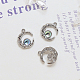 Alloy Rhinestone Pendant with Resin INS-PW0001-10B-1