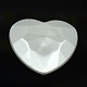 Imitation Pearl Acrylic Heart Cabochons MACR-J107-22-2