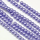 Eco-Friendly Dyed Glass Pearl Round Beads Strands HY-A002-4mm-RB015-1