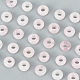 Arricraft 30 pezzo di perline europee di quarzo rosa naturale G-AR0005-36-4
