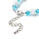 Bracelets de perles faits à la main au chalumeau BJEW-JB06578-5