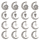 20pcs 4 colgantes de aleación de estilo tibetano de estilo FIND-TA0003-36-1